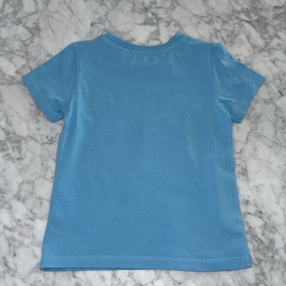Moschino Blue Logo Short Sleeve Tee 5Y - Picture 4 of 5